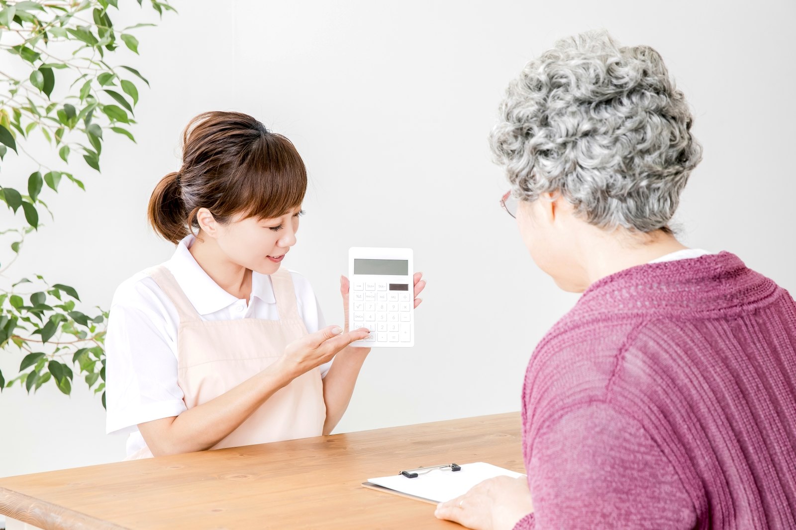 ケア内容を説明するイメージ